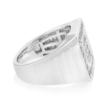 Load image into Gallery viewer, Luminesce Lab Grown 1/4 Carat Diamond Channel Gents Ring in Sterling Silver