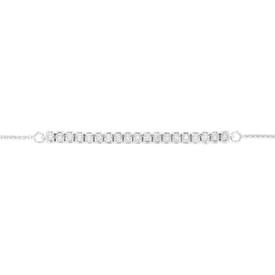 Luminesce Lab Grown 13 Diamonds Bracelet in Sterling Silver