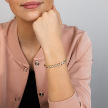 Load image into Gallery viewer, Luminesce Lab Grown 0.40 Carat Tennis Diamond Bracelet in Gold Plated Silver 17.5CM