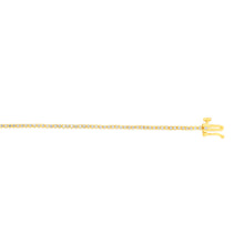 Load image into Gallery viewer, Luminesce Lab Grown 1 Carat Diamond Tennis Bracelet in Gold Plated Silver