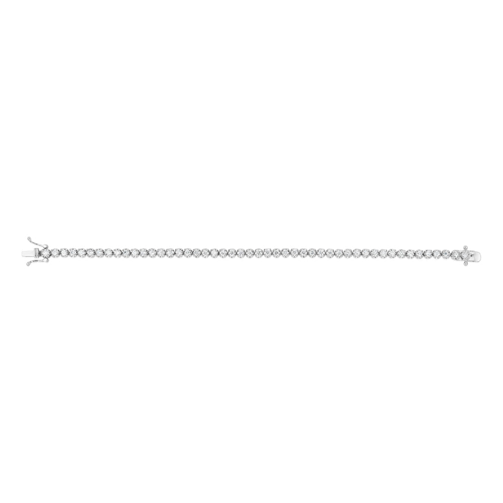 Luminesce Lab Grown 2.00 Carat Diamond Tennis Bracelet in Sterling Silver