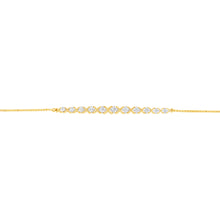 Load image into Gallery viewer, Luminesce Lab Grown 1 Carat Diamond Bracelet in Gold Plated Silver