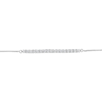 Luminesce Lab Grown 2 Carat Diamond Bolo Bracelet in Sterling SIlver