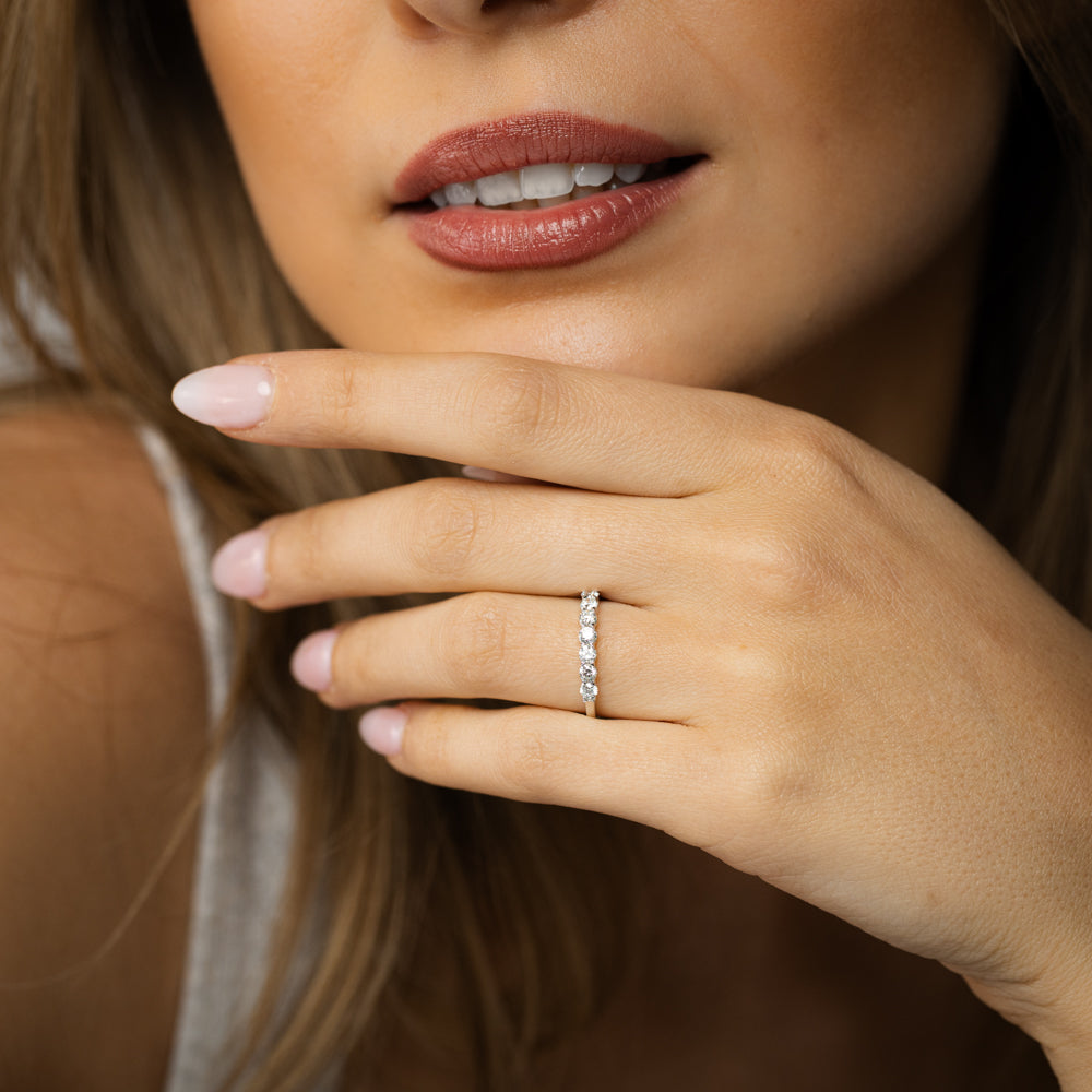 Luminesce Lab Grown 1/2 Carat Eternity Ring in Sterling Silver