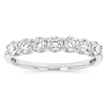 Load image into Gallery viewer, Luminesce Lab Grown 3/4 Carat Eternity Ring in Sterling Silver