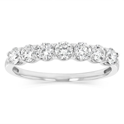 Luminesce Lab Grown 3/4 Carat Eternity Ring in Sterling Silver