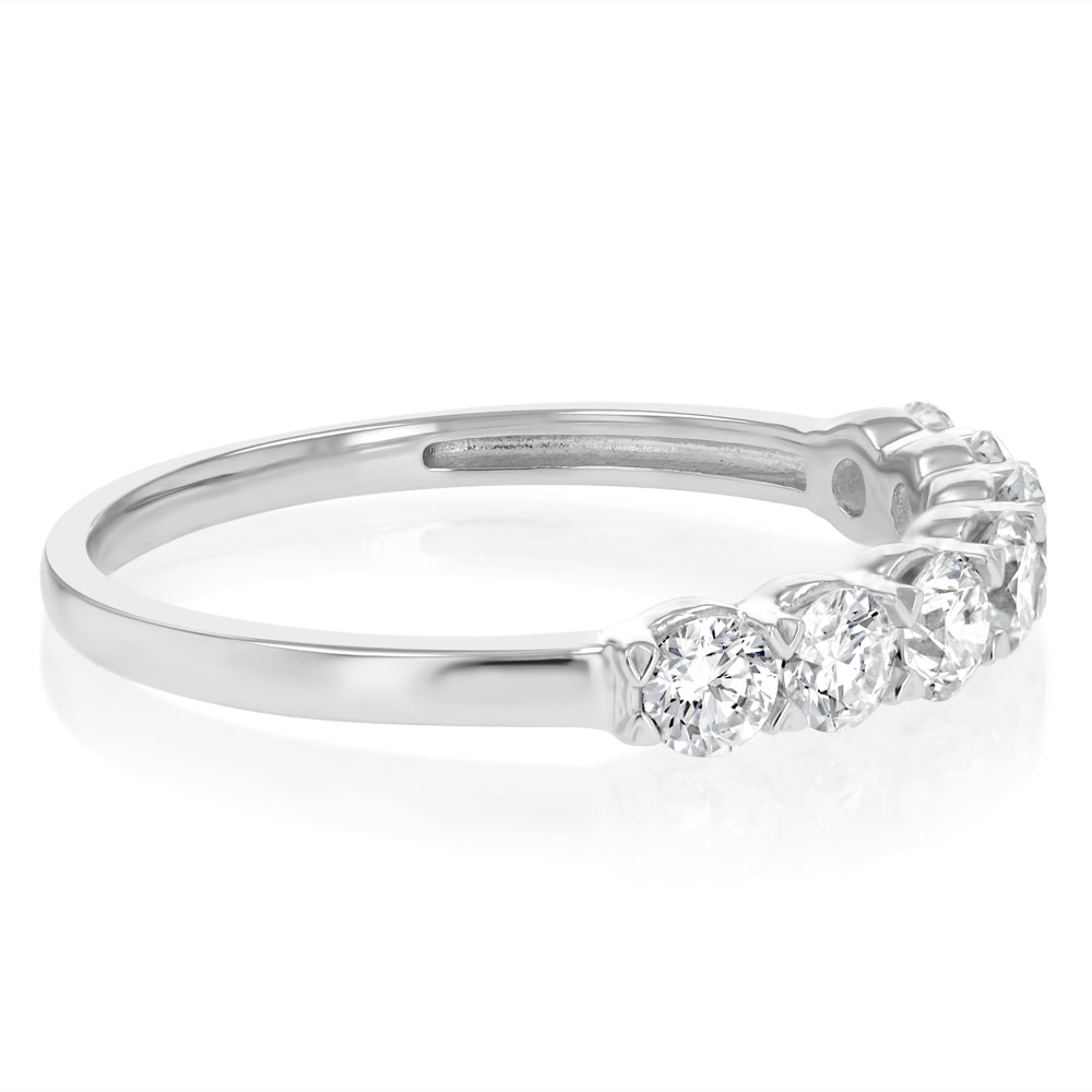 Luminesce Lab Grown 3/4 Carat Eternity Ring in Sterling Silver