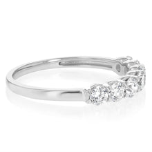 Load image into Gallery viewer, Luminesce Lab Grown 3/4 Carat Eternity Ring in Sterling Silver