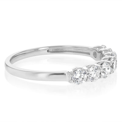 Luminesce Lab Grown 3/4 Carat Eternity Ring in Sterling Silver
