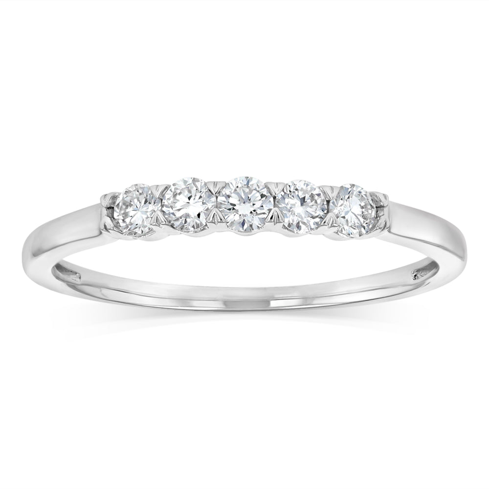 Luminesce Lab Grown 1/2 Carat Eternity Ring in Sterling Silver