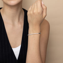Load image into Gallery viewer, Luminesce Lab Grown 1.5 Carats Diamond Bangle in Sterling Silver