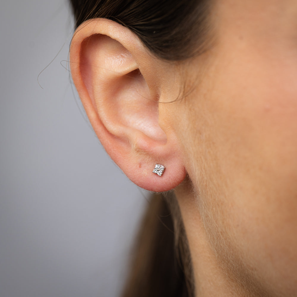 Luminesce Lab Grown Diamond Earring in Sterling Silver