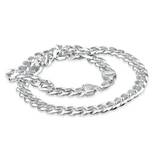 Load image into Gallery viewer, Sterling Silver Diamond Cut 250 Gauge 50cm Curb Chain