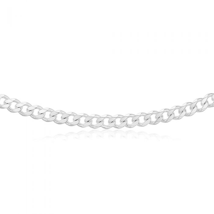 Sterling Silver Diamond Cut 250 Gauge 50cm Curb Chain