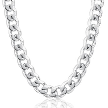 Load image into Gallery viewer, Sterling Silver 350 Gauge Diamond Cut 55cm Curb Chain