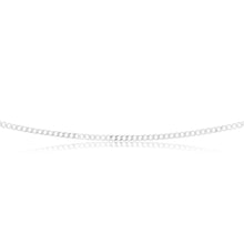Load image into Gallery viewer, Sterling Silver 60 Gauge Curb Chain 45cm