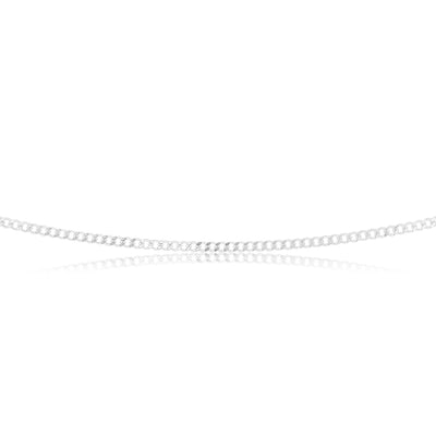 Sterling Silver 60 Gauge Curb Chain 45cm