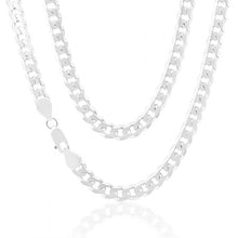 Load image into Gallery viewer, Sterling Silver Curb Heavy 200 Gauge 50cm Chain
