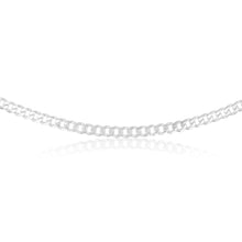 Load image into Gallery viewer, Sterling Silver Curb Heavy 200 Gauge 50cm Chain