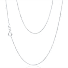Load image into Gallery viewer, Sterling Silver 90 Gauge 44cm Box Chain