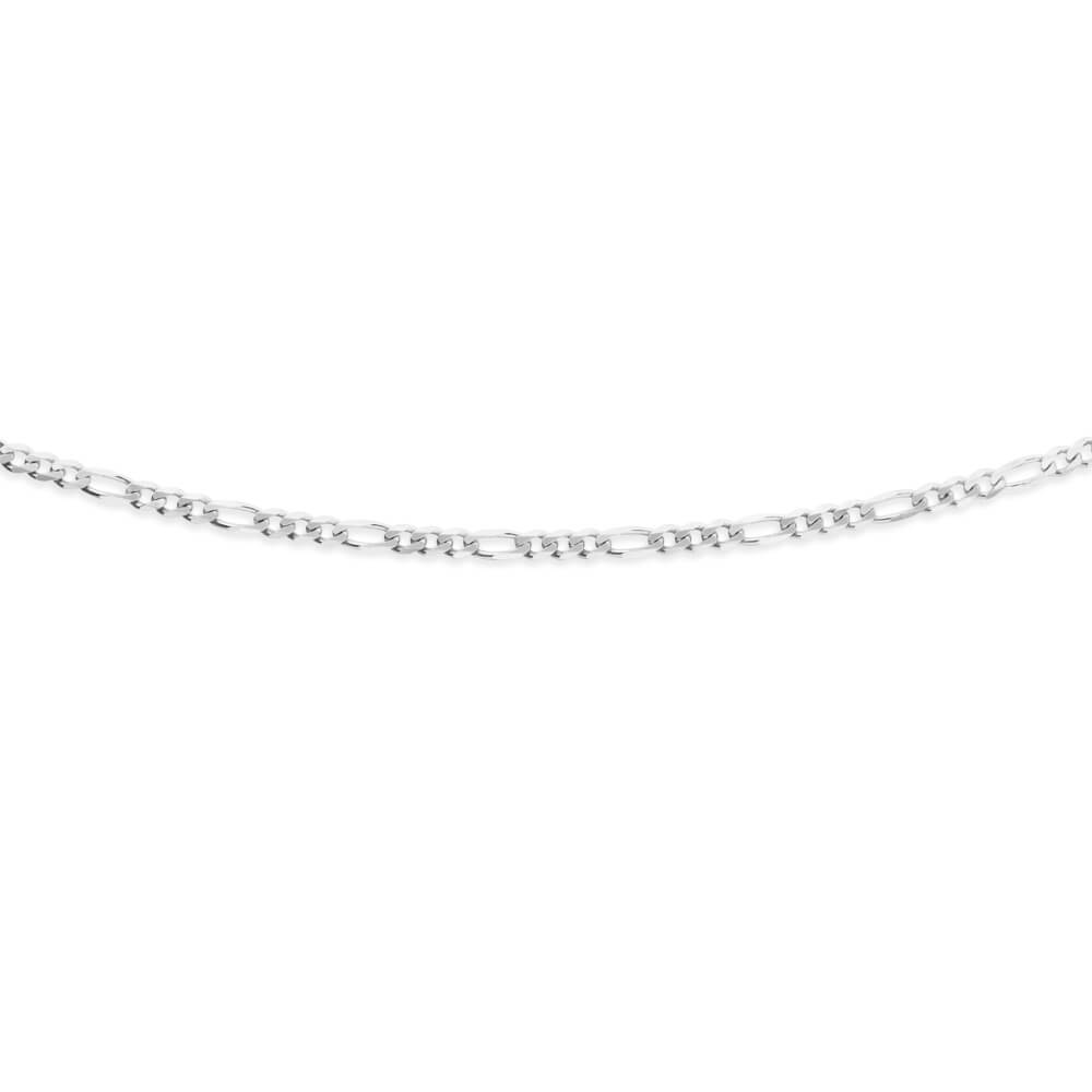 Sterling Silver Figaro 1:3 Dicut Chain 45cm