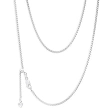 Load image into Gallery viewer, Sterling Silver Wheat Extender 55cm Anti Tarnish Chain