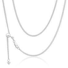 Load image into Gallery viewer, Sterling Silver Curb Extender 50cm Chain