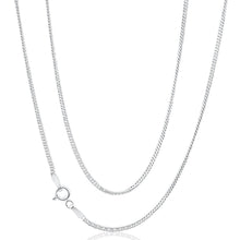 Load image into Gallery viewer, Sterling Silver 50cm 40 Gauge Double Curb Chain