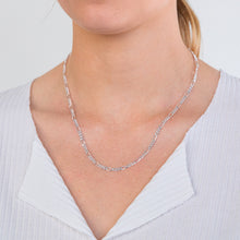 Load image into Gallery viewer, Sterling Silver 50cm Diamond Cut Figaro 1:3 Chain