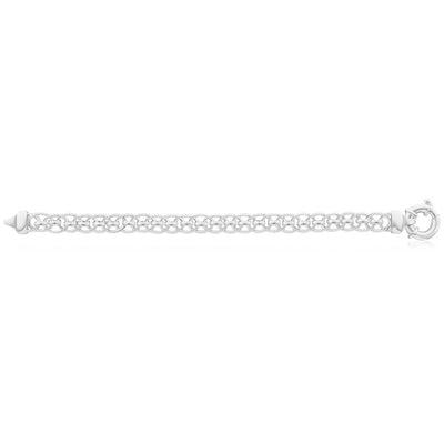 Sterling Silver Roller Boltring Bracelet 19cm