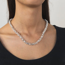 Load image into Gallery viewer, Sterling Silver Belcher Fancy Engraved Boltring 50cm Chain