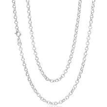 Load image into Gallery viewer, Sterling Silver 80cm 70 Gauge Belcher Chain