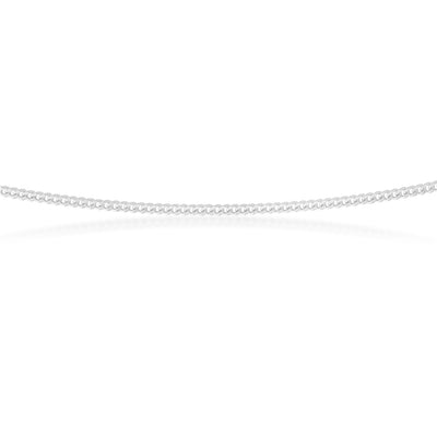 Sterling Silver Diamond Cut 70cm Curb Chain