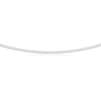 Sterling Silver Curb 80 Gauge 70cm Chain