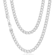 Load image into Gallery viewer, Sterling Silver Unisex Curb 60cm Chain