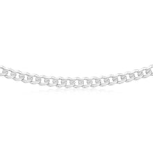 Load image into Gallery viewer, Sterling Silver Unisex Curb 60cm Chain