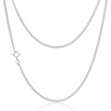 Load image into Gallery viewer, Sterling Silver Curb 60 Gauge 45cm Chain
