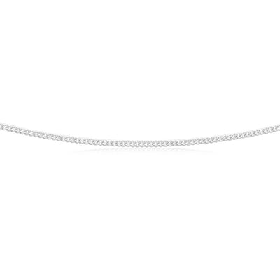 Sterling Silver Curb 60 Gauge 45cm Chain