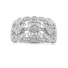 Load image into Gallery viewer, Sterling Silver Angelic Diamond Ring