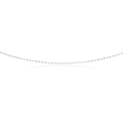 Sterling Silver Fancy Diamond Cut Twist Chain