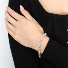 Load image into Gallery viewer, Sterling Silver Byzantine Bracelet