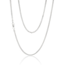 Load image into Gallery viewer, Sterling Silver Curb Chain 80 gauge 55cm