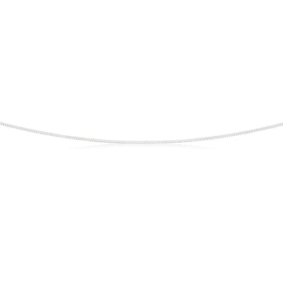 Sterling Silver Curb Chain 30 gauge 45cm