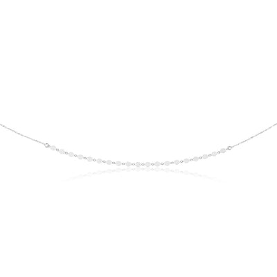 Sterling Silver Fancy Mini Discs Necklace 45cm