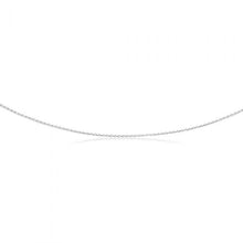 Load image into Gallery viewer, Sterling Silver Rhodium Plated 50cm 60 Gauge Cable Chain