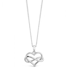 Load image into Gallery viewer, Sterling Silver Infinity Wrapped Heart Pendant