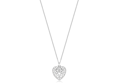 E6_FILIGREE HEART PENDANT SS