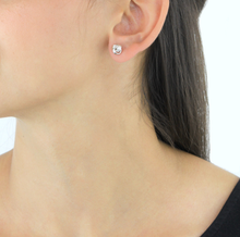 Load image into Gallery viewer, Sterling Silver 8mm Knot Stud Earrings