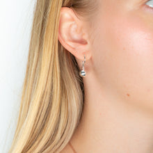 Load image into Gallery viewer, Sterling Silver Euroball Earrings
