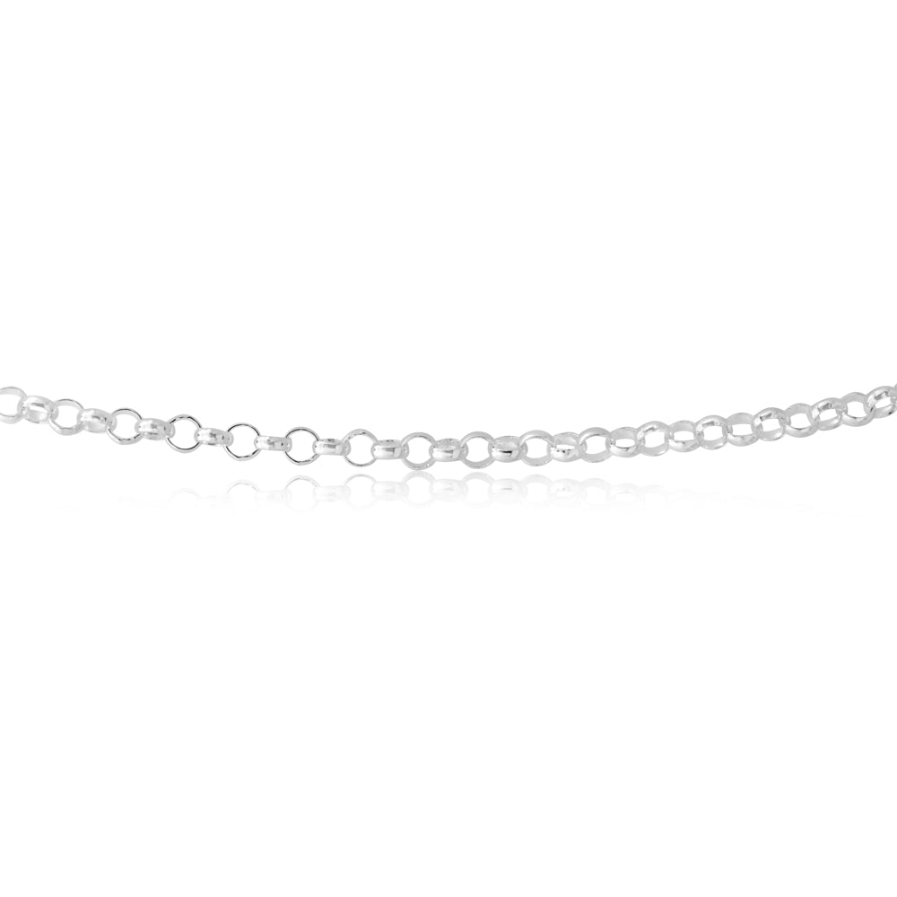 Sterling Silver 70 Gauge 60cm Belcher Chain